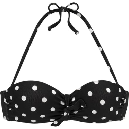Bikini top bandeau met beugels voor dames Lascana Powder