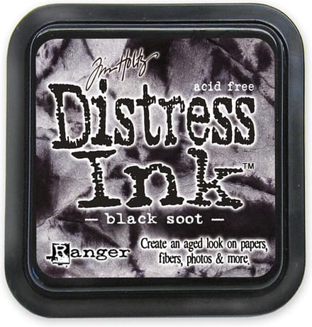 Distress Ink stempelkussen - Black soot