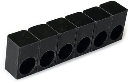 Floyd Rose FROSLIB21P Original String Lock Insert Blocks (set van 6 stuks, zwart)