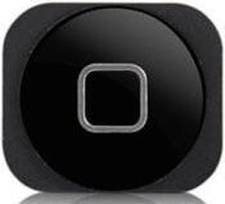 iPhone 5 / 5c home button met gasket - zwart