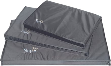 NapZZZ Benchkussen M Orthopedisch Antraciet 75x47x7 cm