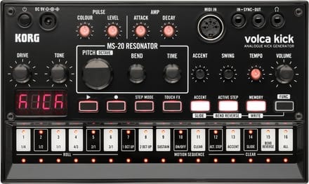 KORG volca kick analoge kickgenerator