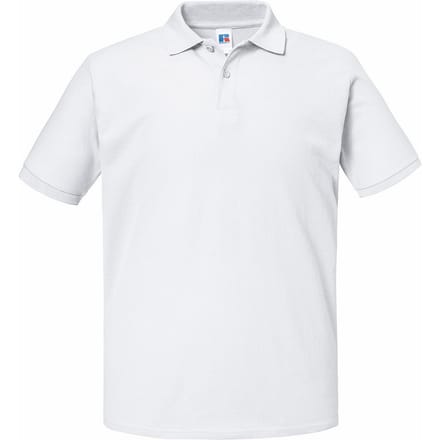 Russell Heren Authentic Eco Piqué Poloshirt (Wit)