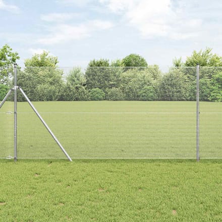 vidaXL - Gelast - gaashek - 5000 - x - 120 - cm - Zilver