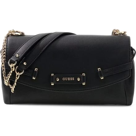 GUESS schoudertas Dorothy Convertible Xbody Flap Black zwart