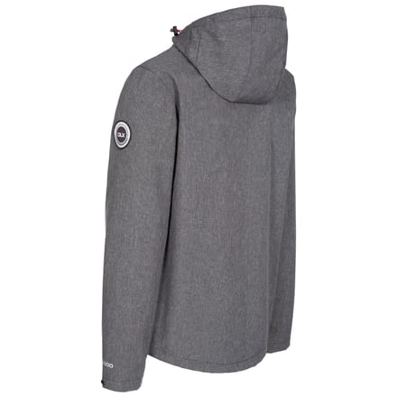 Trespass Heren Anak Soft Shell Jas (Zwarte mergel)