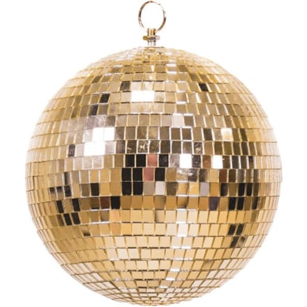 Housevitamin - Kerstversiering - Kersthanger - Discobal - Foam - Goud - 30x30x30cm