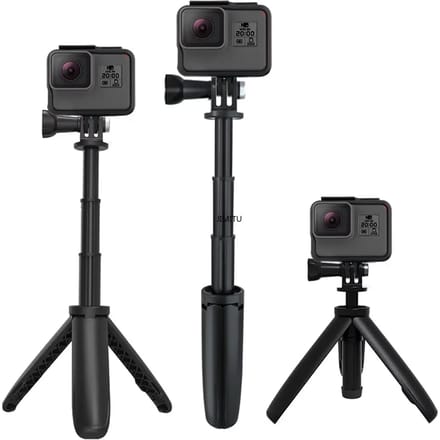 Voor Gopro Vlog Statief Opvouwbaar Statief Mini Draagbare Monopod Voor Go Pro Hero 11 10 8 7 Black Session Osmo Action Camera Accessoire