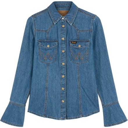 Dameshemd Wrangler Super Western