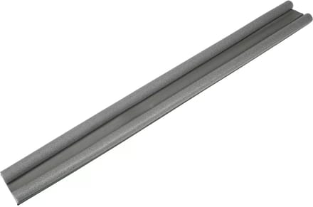 Benson Dubbele tochtrol - 95 cm - grijs - eenvoudig aanpasbaar - effectieve isolatie