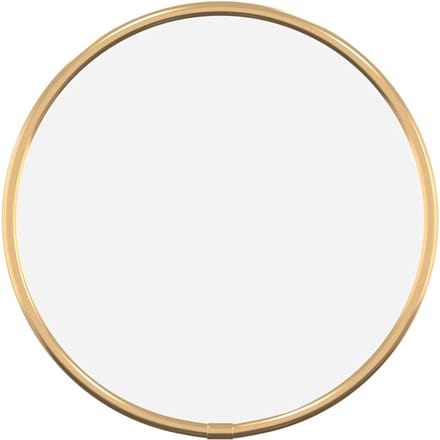 vidaXL - Wandspiegel - rond - Ø20 - cm - goudkleurig