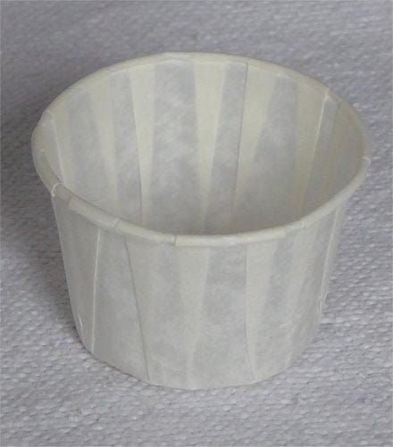 papieren saus cup - 250 stuks - wit - 6 cl