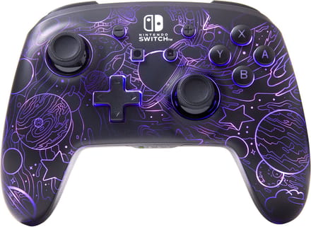 Power A Lumectra - Galactic Vortex Controller Nintendo Switch, Nintendo Switch Lite, Nintendo Switch OLED Zwart