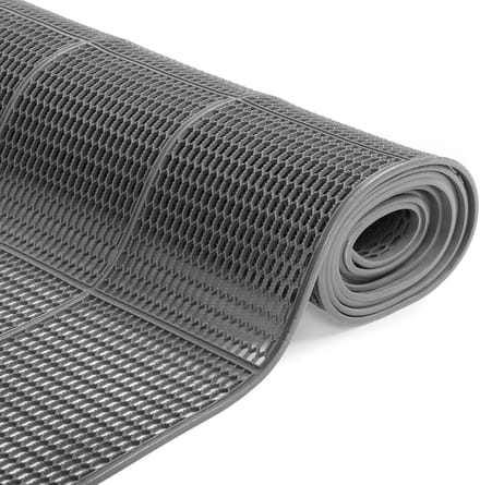Geperforeerde rubber mat - 120x40cm, 4mm dik, voor natte ruimtes, keuken, zwembad