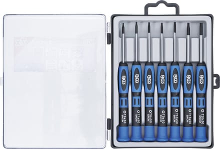 Mini Torx Schroevendraaierset -7-delig - Met Opbergcase BGS 7967