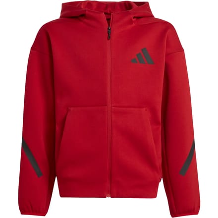 Adidas Z.n.e Sweatshirt Met Rits Rood 9-10 Years Kinderen
