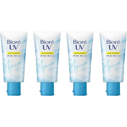 Kao - Biore UV Aqua Rich Light Up Essence (4elk) Set