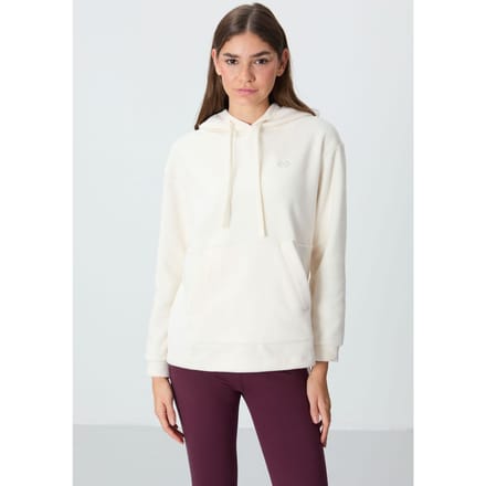 Oversized Pluche Hoodie Met Borduursel