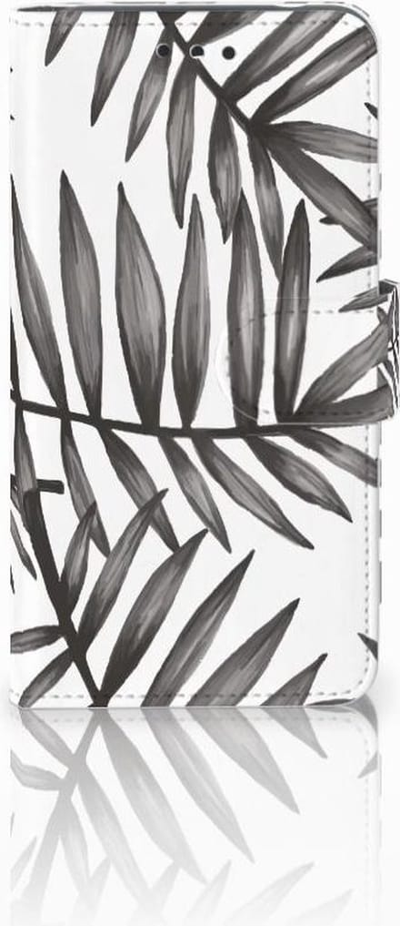 Nokia 2 Hoesje Leaves Grey