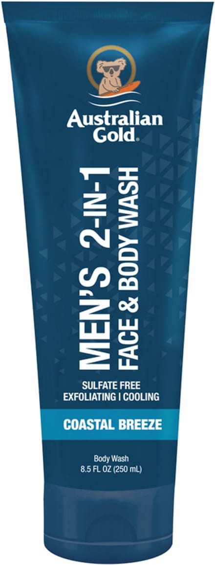 Australian Gold - Men Only! Men's 2 in 1 Face & Body Wash - 250ml