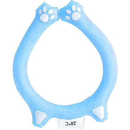Nekkoelring Draagbare Koelende Nekwikkels Herbruikbare Handsfree Koeler voor Zomerse Hitte Roze blauw