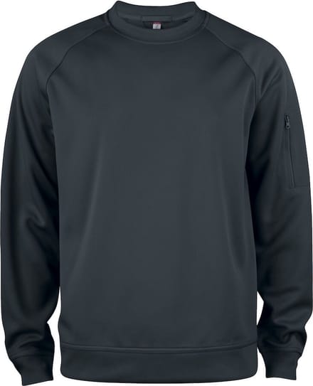 Clique Basic Active Roundneck 021010 - Zwart - 3XL