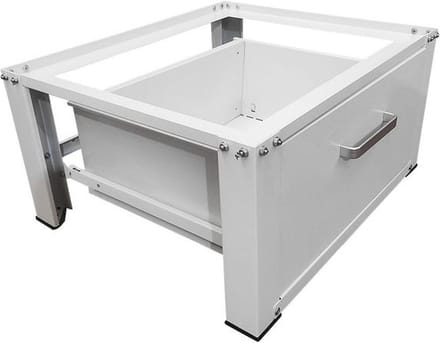 IVOL Wasmachine Verhoger met Lade - Wit - Wasmachine opbouwmeubel - ook geschikt voor droger