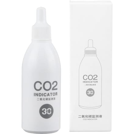 Aquarium CO2 Indicatoroplossing Langetermijnmonitoring Vissentank Vloeistoftest voor Aquarium Vissentank white