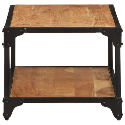 vidaXL - Salontafel - 90x45x35 - cm - massief - acaciahout