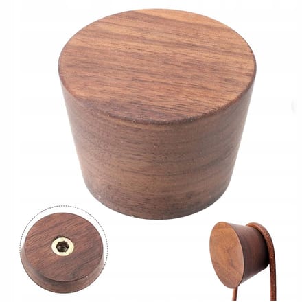 SMX Design - Houten Muurhaak - Ciemny Bruin - Duurzaam - Multifunctioneel