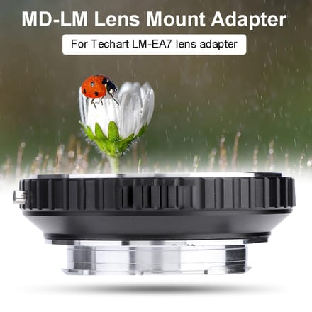 MD LM Mount Adapter voor Minolta Mount Lens voor Leica M Camera voor TECHART LM-EA7 Adapter gray