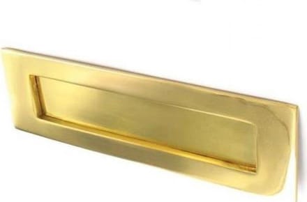Securit Brievenbord - Brievenplaat Deur - Post Ontvangen - Victoriaans Design - 250mm - Goud