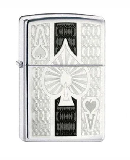 Zippo aansteker Ace - Urban Cowboy - Chrome high polished