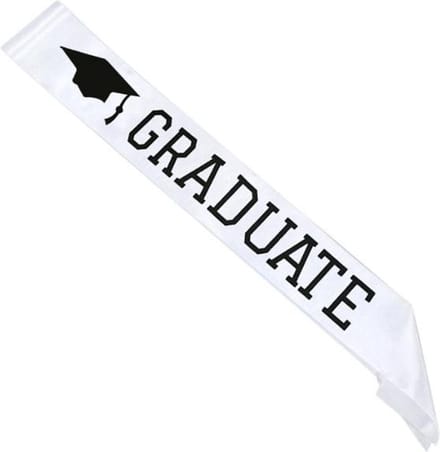 New Age Devi - Afstudeer Sjerp - Geslaagd Versiering / Cadeau - Unisex - Wit - Graduate