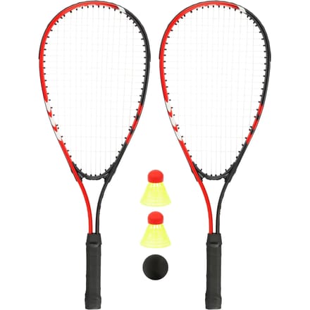 Avento Crossminton Set - Aluminium - Tie Breaker - Rood/Grijs