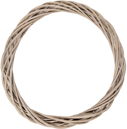 Clayre & Eef Krans Ø 40x4 cm Bruin Rotan