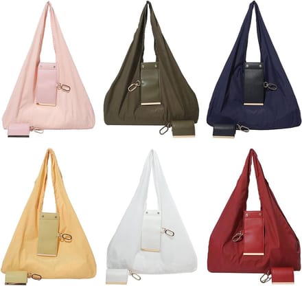 Onderarmtas - Shopper tas - Draagtas - Met sleutelhanger - 39 x 28 cm - Roze