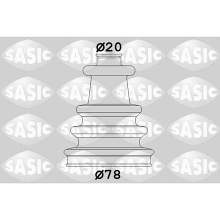 Balgenset, aandrijfas SASIC 2933743
