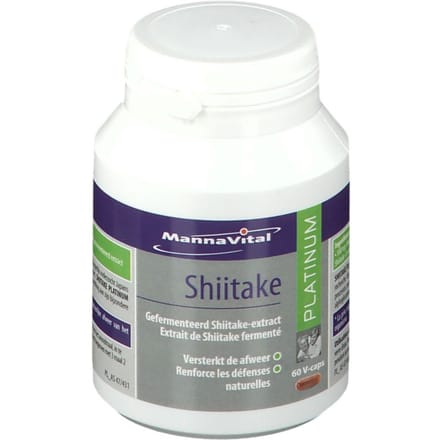 MannaVital Shiitake Platinum - 60 capsules