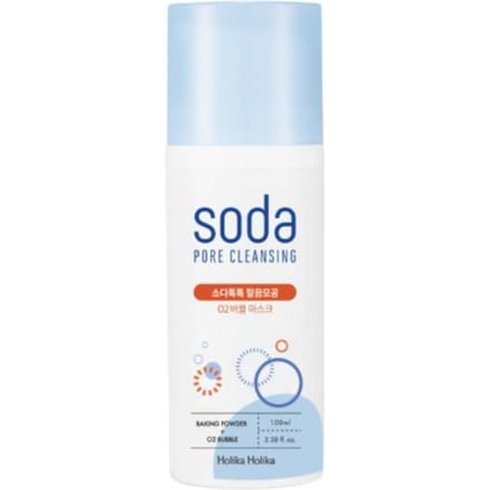Holika Holika Soda Pore Cleansing O2 Bubble Mask 100ml + CADEAU ALÉATOIRE white