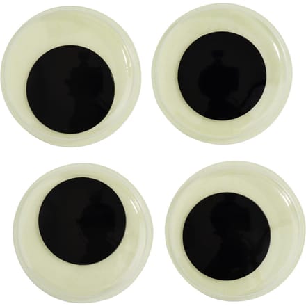 Wiebelogen zelfklevende "Fotoluminescerend", Ø 35 mm, 4 stuks