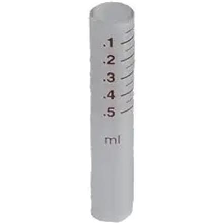 Accessoire voor glazen cilinderspuit Socorex 0,5 ml