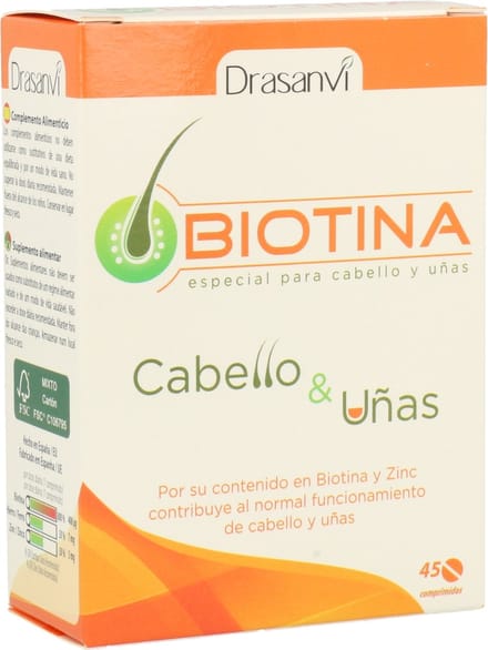 Food Supplement Drasanvi Biotin 45 Units