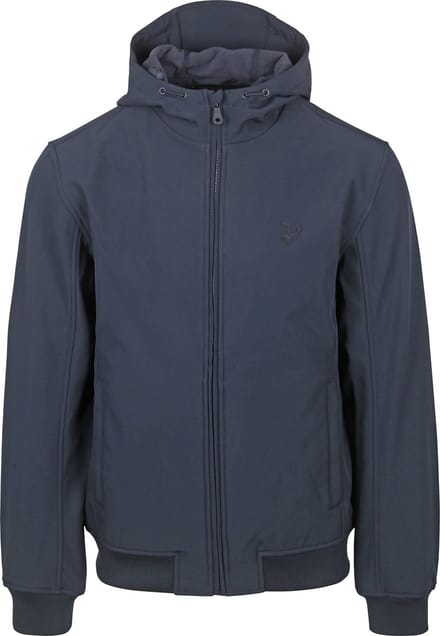 Lyle & Scott Jas Softshell Fleece Navy - Maat S - Heren - Tussenjas