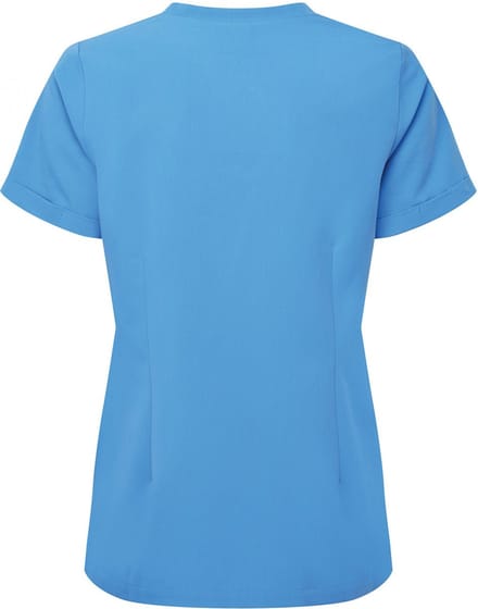 Schort/Tuniek/Werkblouse Dames XS Onna Ceil blue 42% Polyester, 33% , 19% Viscose, 6% Elasthan