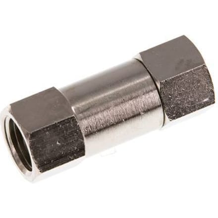 G 1/4'' Vernikkeld Messing Terugslagklep 10 bar (145 psi) NBR