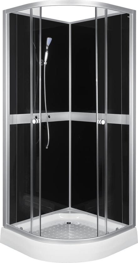 Sanifun complete douchecabine Nolan 900 x 900 zwart