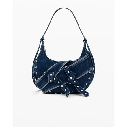 Desigual schoudertas Centella Centella Denim Shoulder Bag Denim Medium Wash blauw