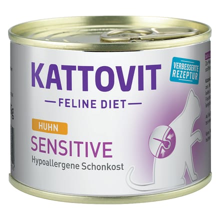 12x185g Sensitive (Hypoallergeen Dieetvoer) Kip Kattovit Kattenvoer
