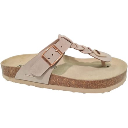 Josef Seibel Hermine Leren Dames Teenslippers - Beige - 37